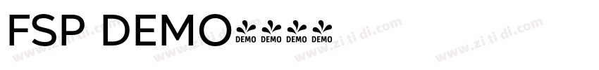 FSP DEMO字体转换